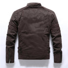 veste homme col montant style biker