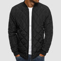 veste homme col revers zippée en noir