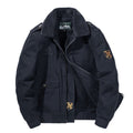 veste homme coupe ajustée poches et boutons bleu marine