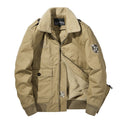 veste homme coupe ajustée poches et boutons kaki