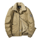 veste homme coupe ajustée poches et boutons kaki