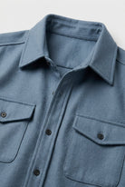 veste homme coupe overshirt col structuré