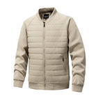 veste homme coupe sportive poches latérales beige