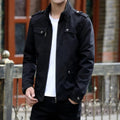 veste homme coupe structurée poches zippées en noir