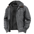 veste homme imperméable coupe droite en gris