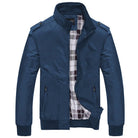 veste homme manches longues poches zippée bleu