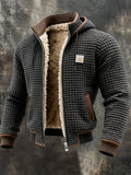 veste homme manches longues poches zippées en gris