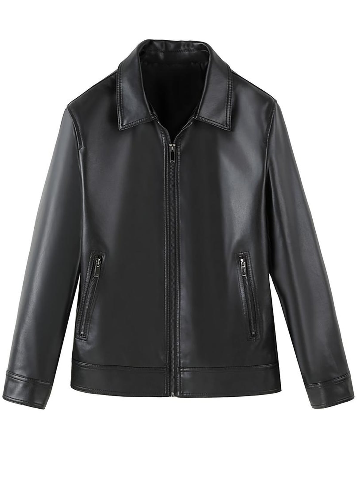 veste homme zip col rabattu