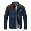 veste matelassée homme coupe droite en marron