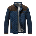 veste matelassée homme coupe droite en marron