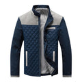 veste matelassée homme coupe droite en gris