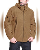 veste polaire homme coupe droite zippée