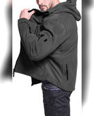 veste polaire homme coupe droite zippée