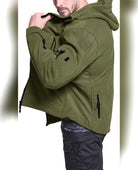 veste polaire homme coupe droite zippée